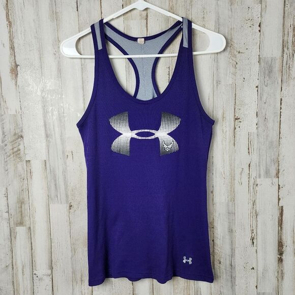 Under Armour Purple Tank Top Size Large - Picture 1 of 7